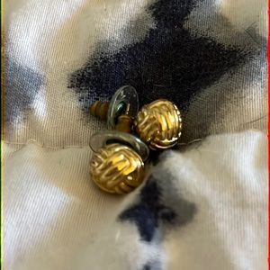 Kate Spade gold knot nautical earrings